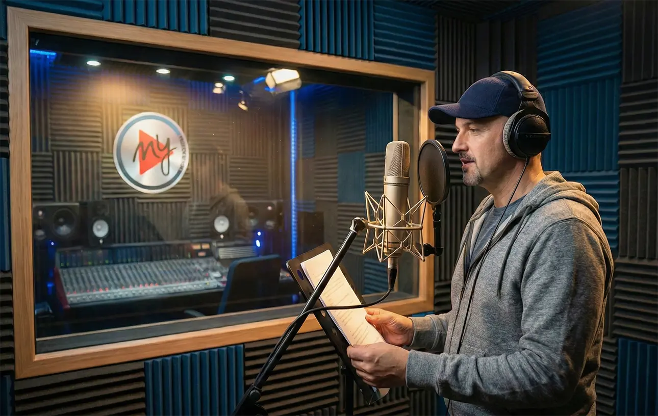 Mehmet Yankı Yönel Studio səsyazması zamanı, Səsyazma studiyasında olarkən (2025)